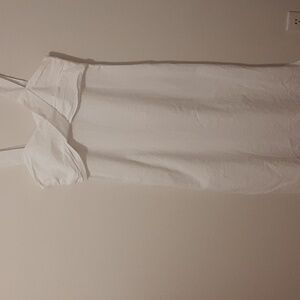 White Size M sundress. Wide straps